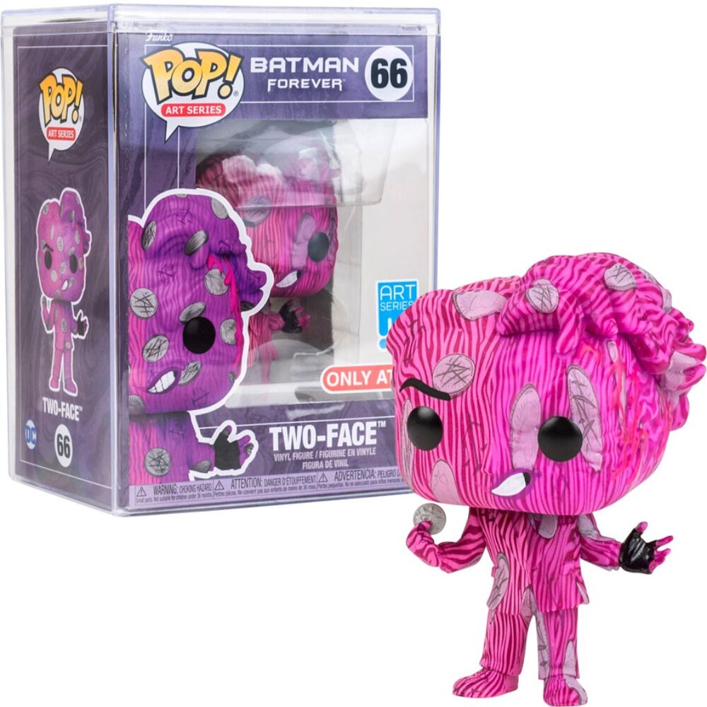 Funko Pop! Art Series Batman Forever Two-Face 66 w/ Protector NIB Target Exclusi